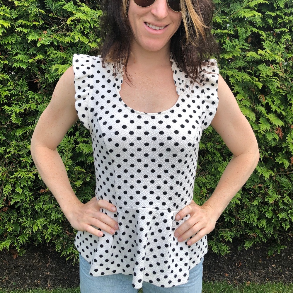 Anthropologie Peplum Top - size XS